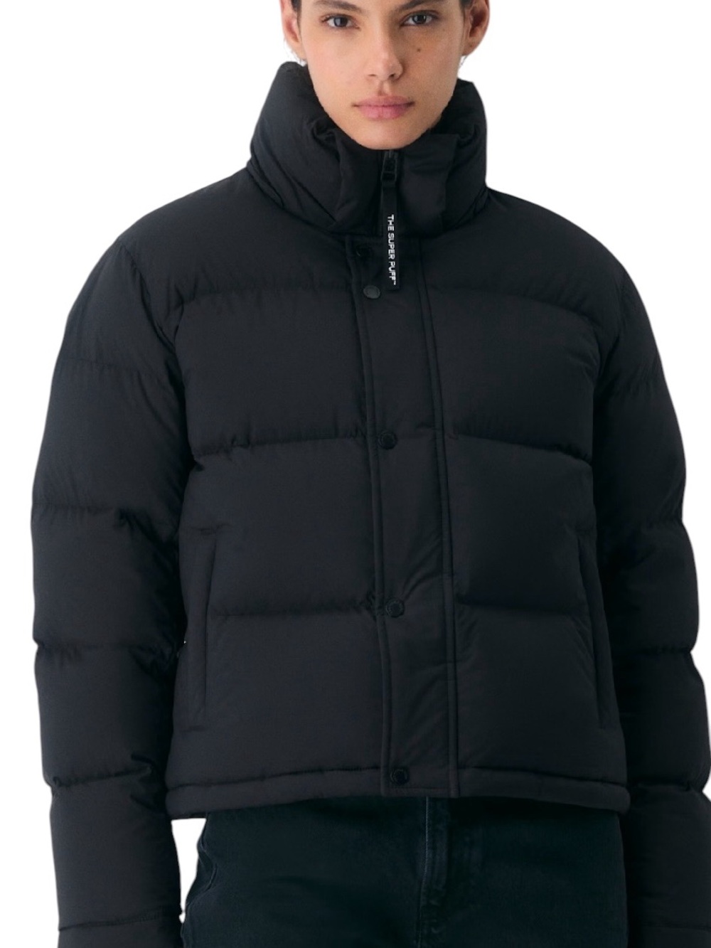 The Super Puff Shorty Women’s Jacket Black Small NWOT - Picture 5 of 16